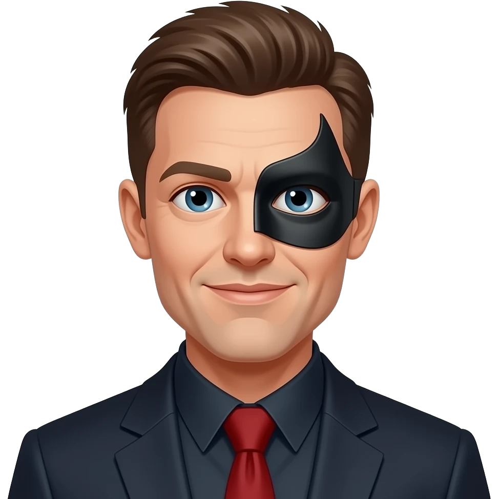 boardwalk empire, richard harrow, with half mask emoji