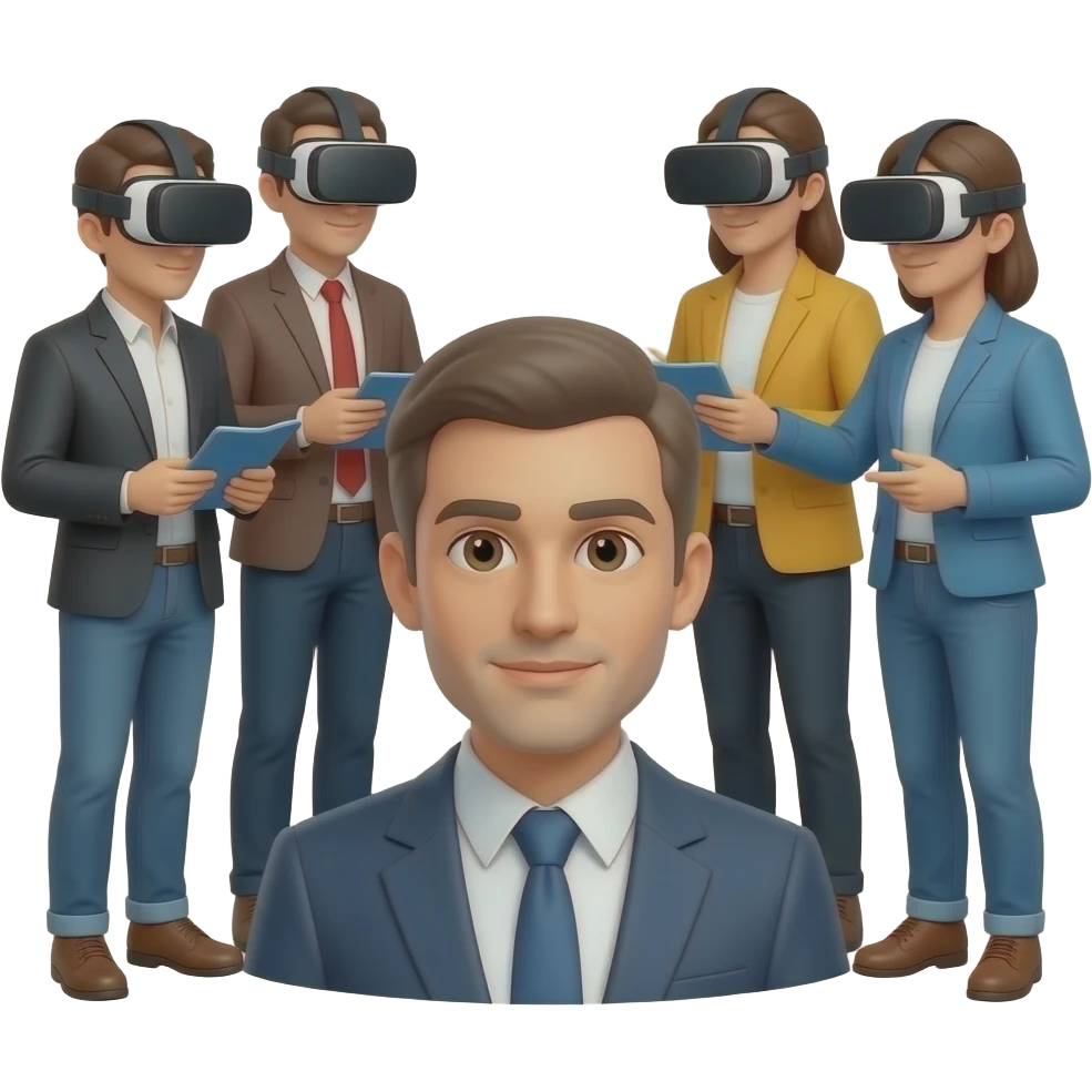 spatial design club, 3d, vaporwave, fun, quirky, VR, AR emoji