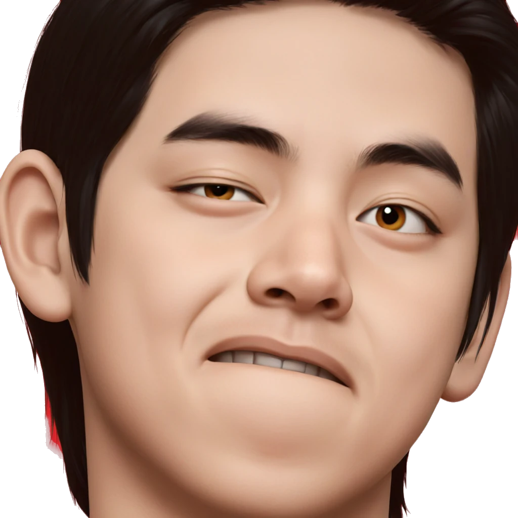 boy with black hair portrait emoji