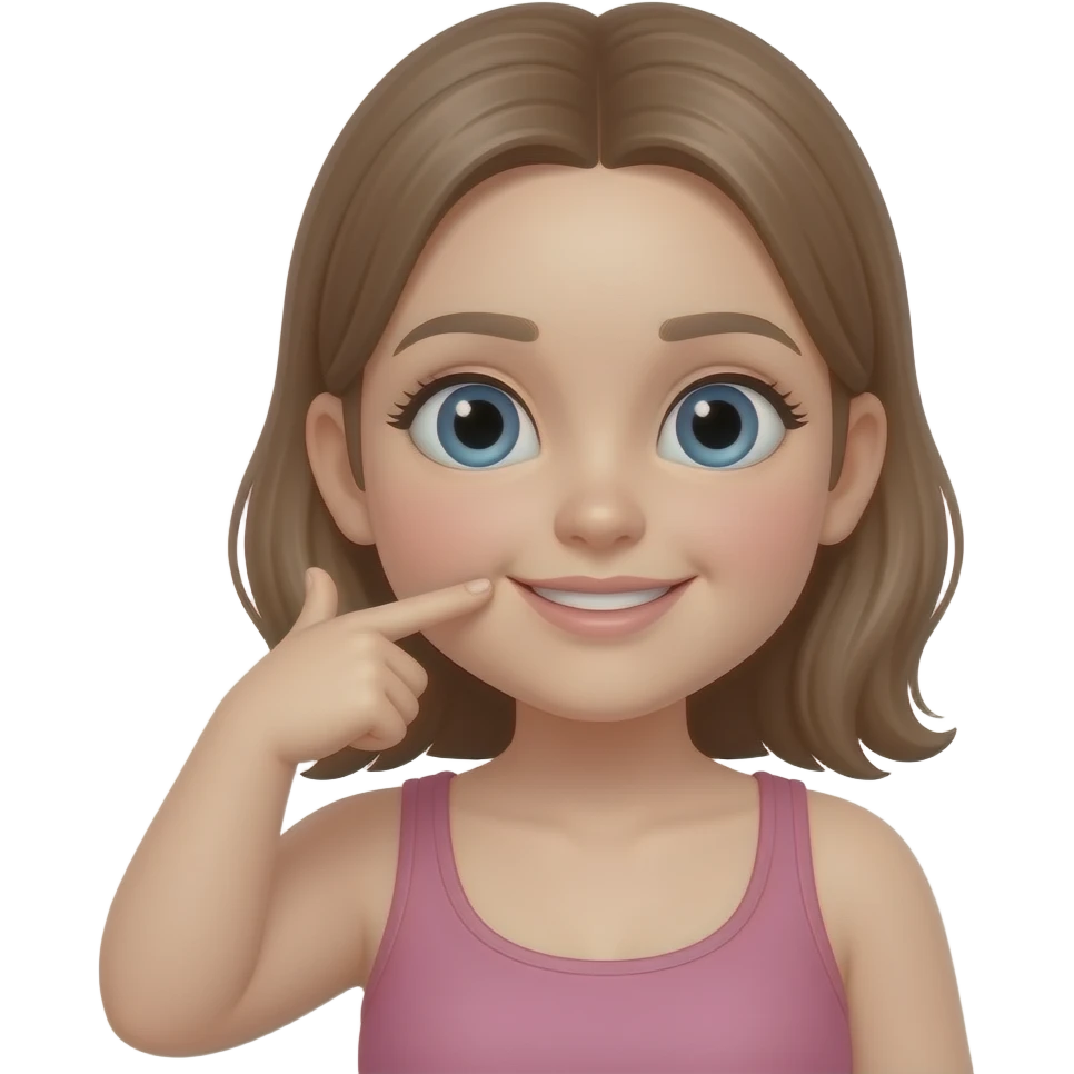 Girl playing with her puffy pussy emoji