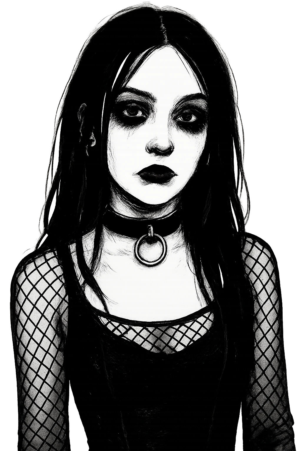 goth, remove background emoji