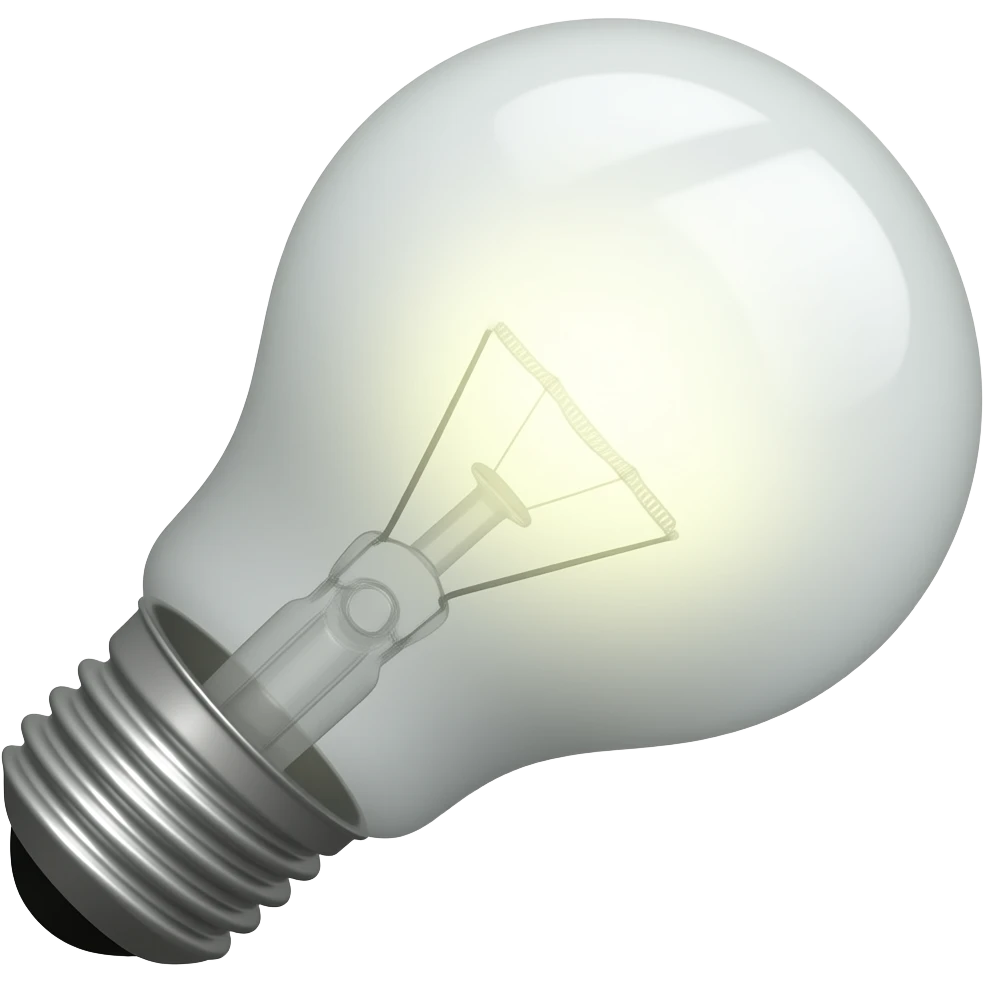 christmas light bulb emoji