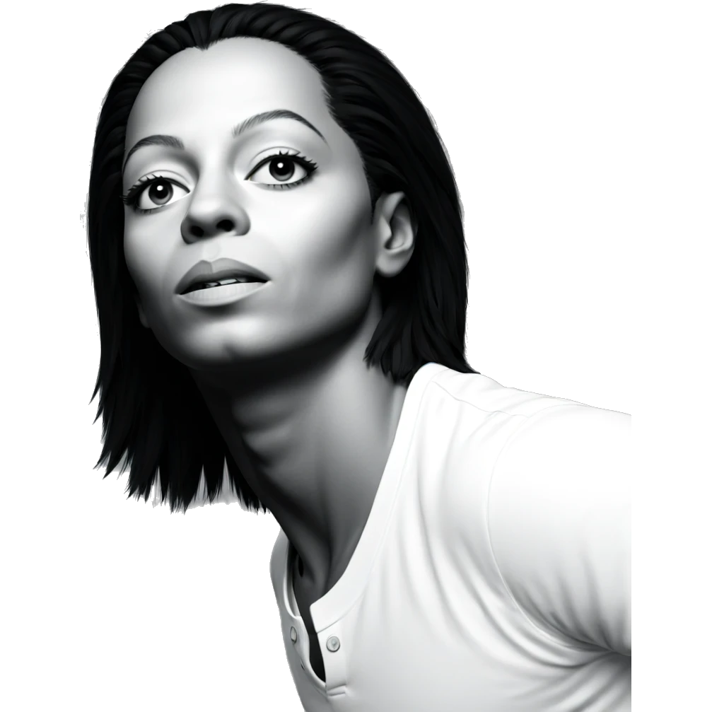 monochrome portrait of a boy emoji