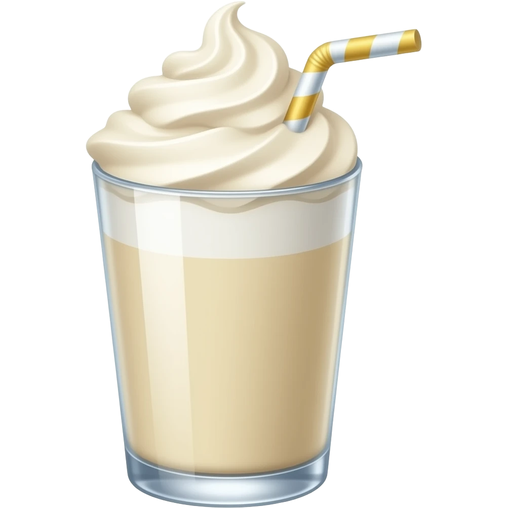 Vanilla Milkshakes emoji