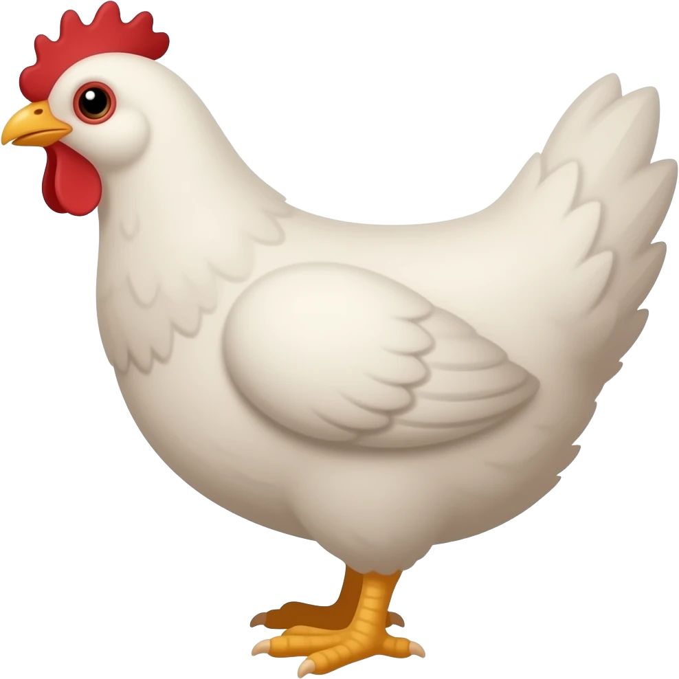 make a chicken full body emoji. emoji