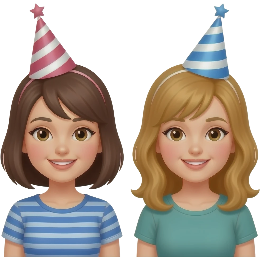 party hat women emoji