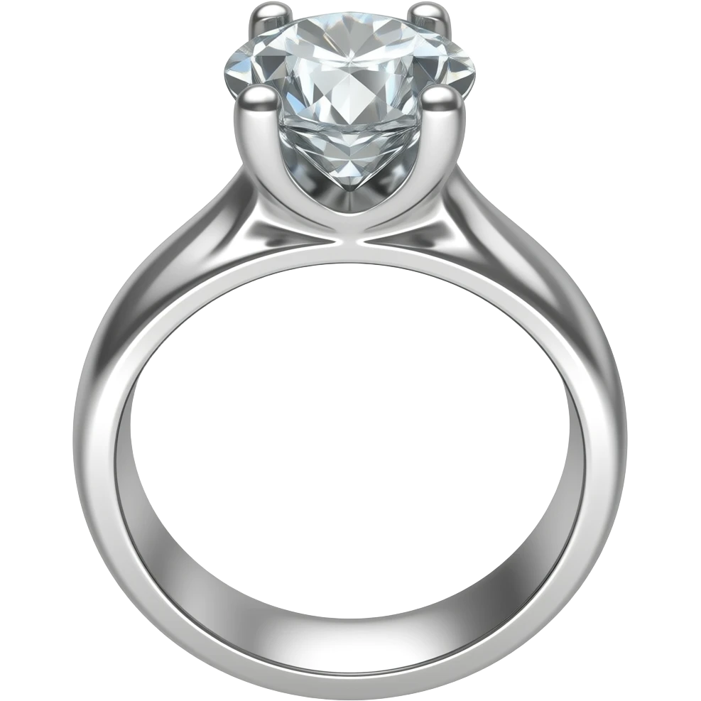 wedding ring with diamond emoji