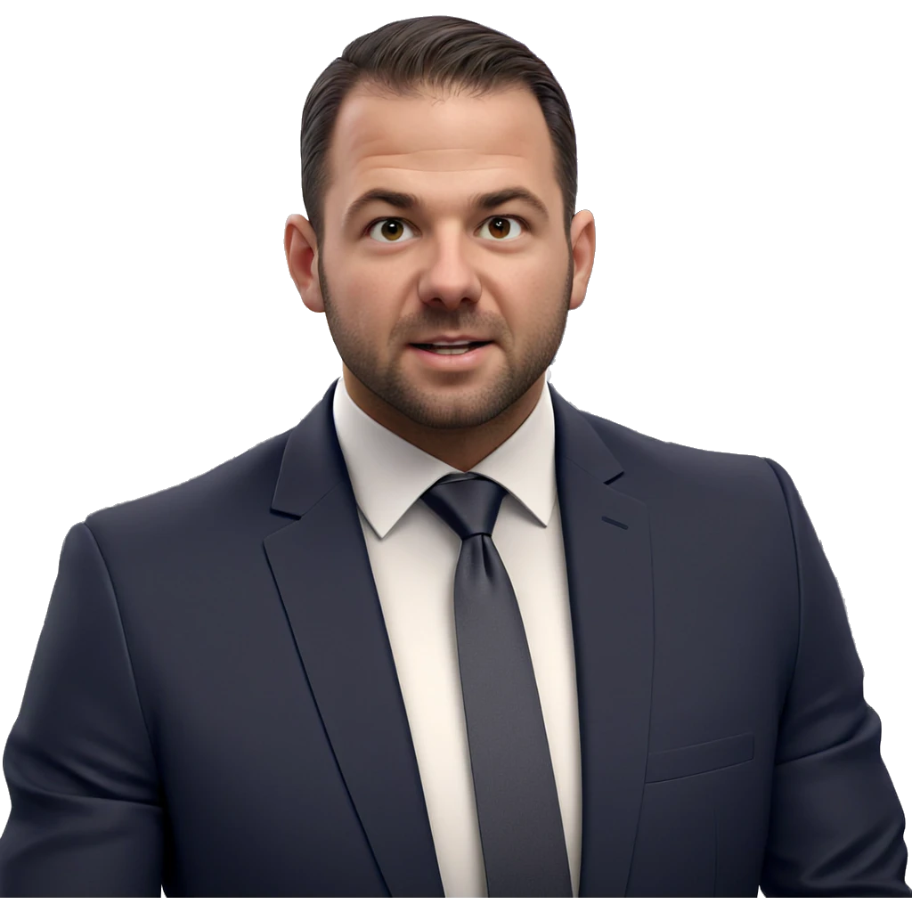 handsome man in formal attire emoji