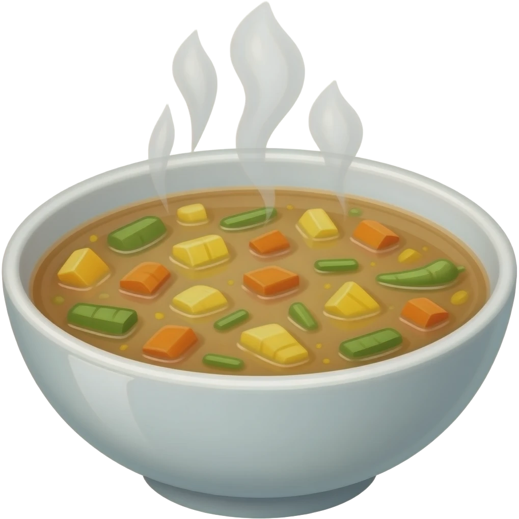 Vegetable soup emoji