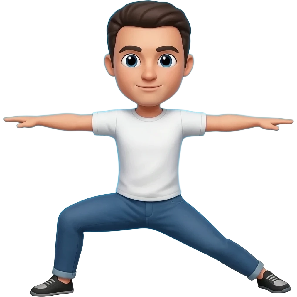 T pose anime style aura man emoji