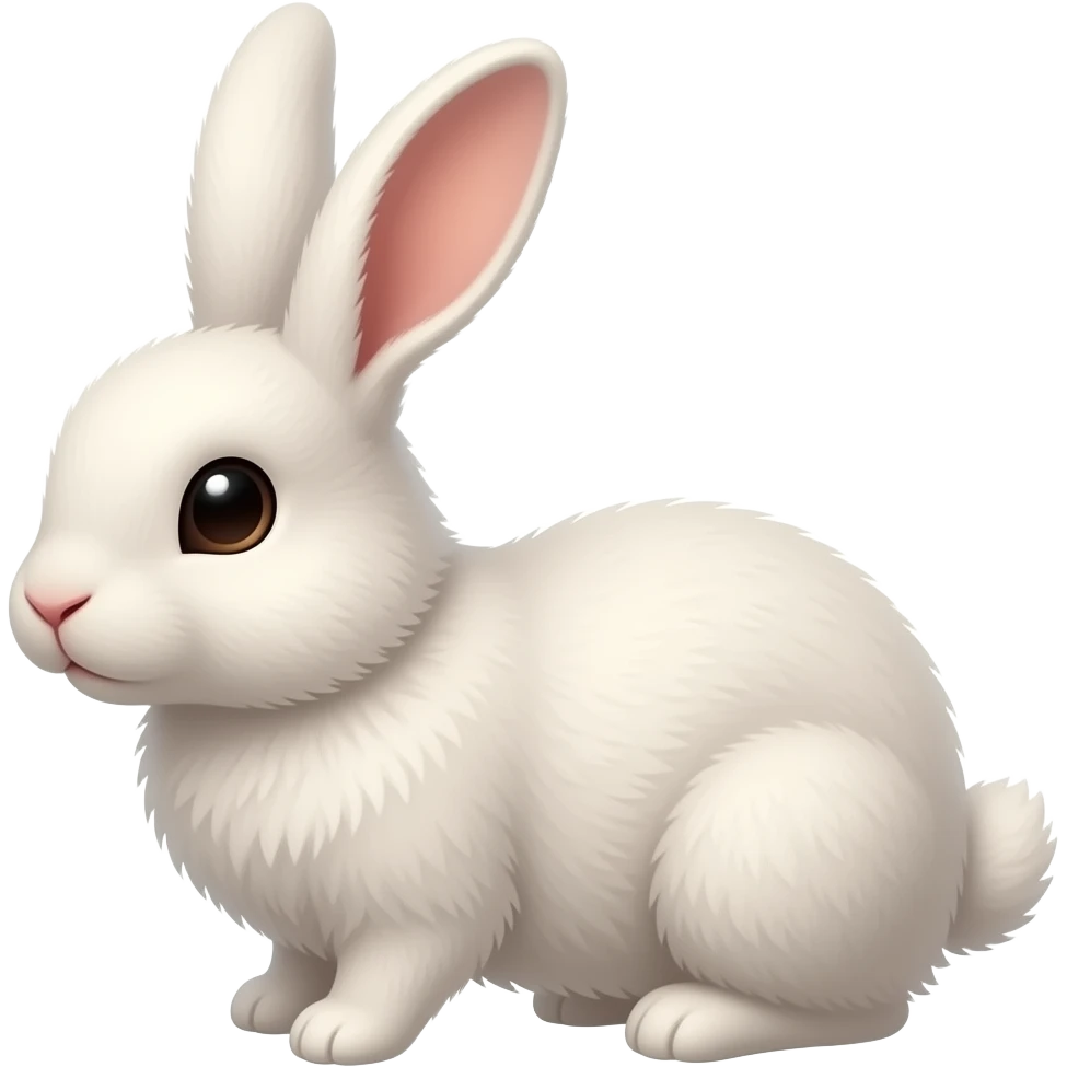 fluffy rabbit emoji