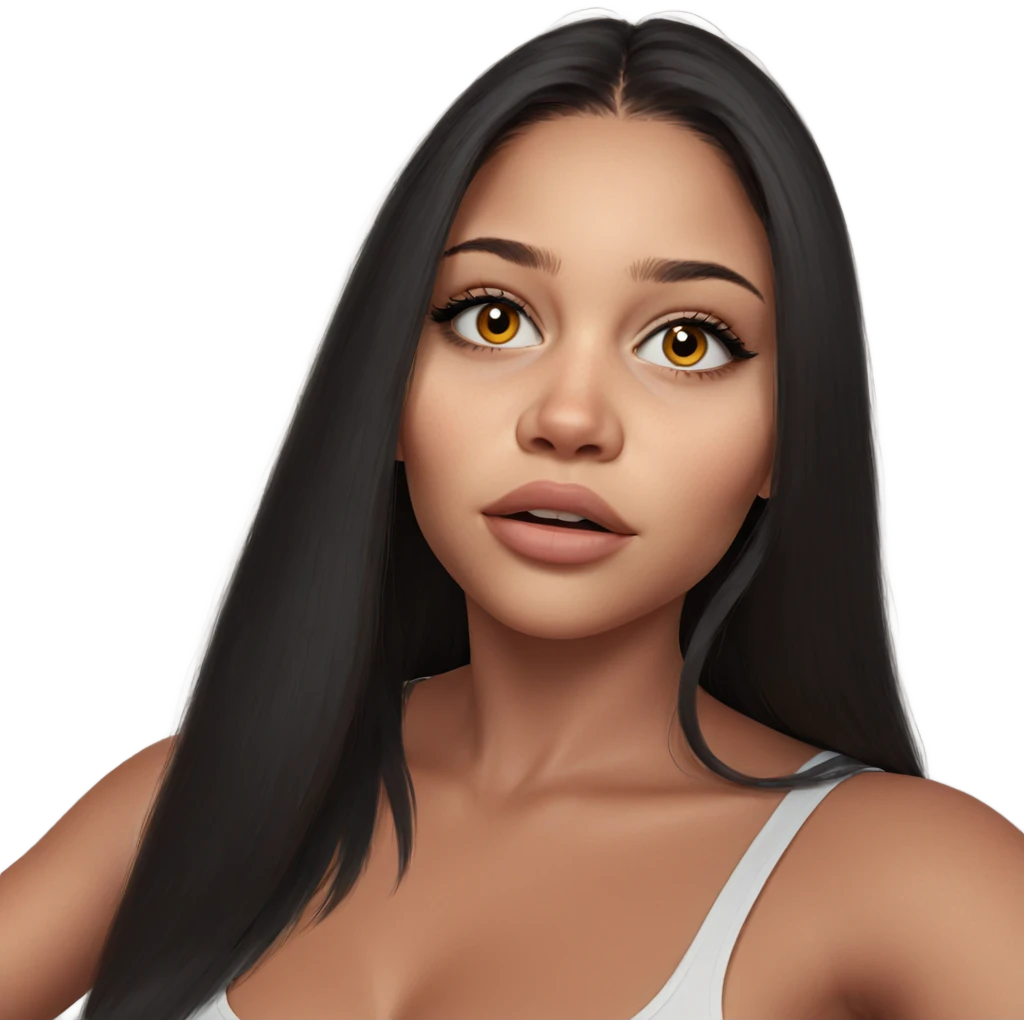 realistic portrait of a girl emoji