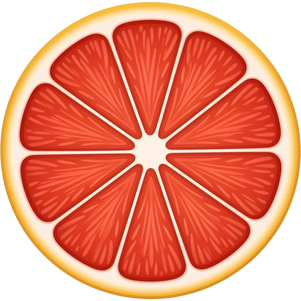 grapefruit emoji emoji