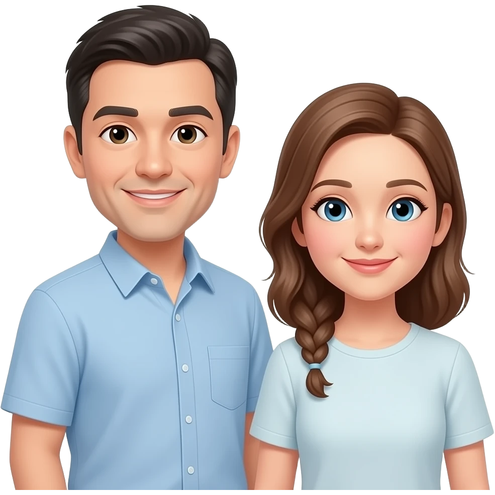 dad bald girl and mum emoji