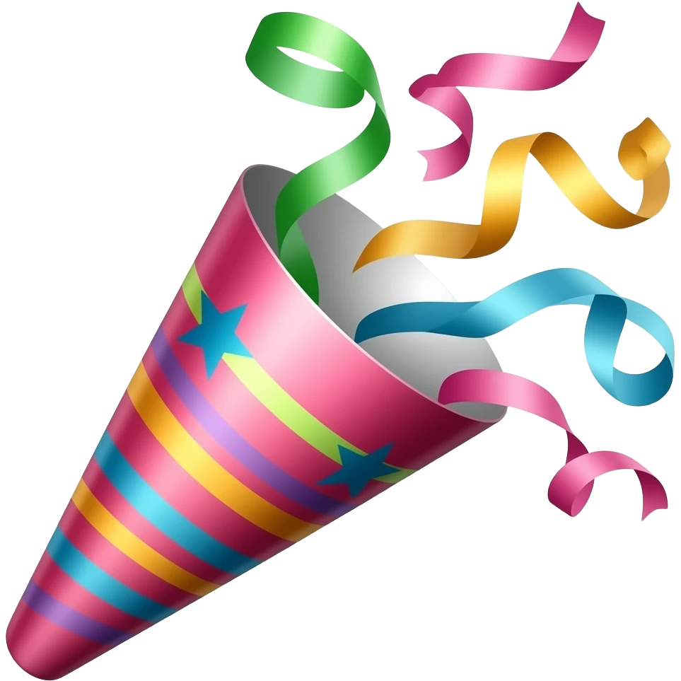Emoji de un 🎉 celebrando emoji