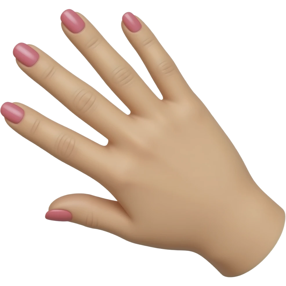 nails pink pose emoji