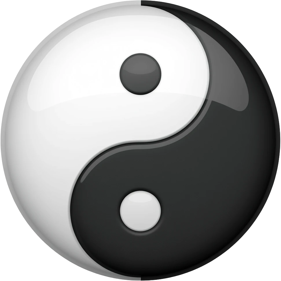 yin yang emoji