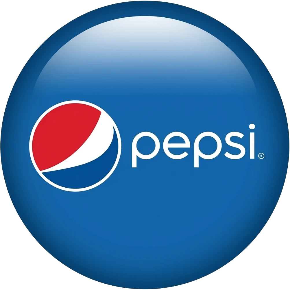 Una bandera con el logo de Pepsi emoji