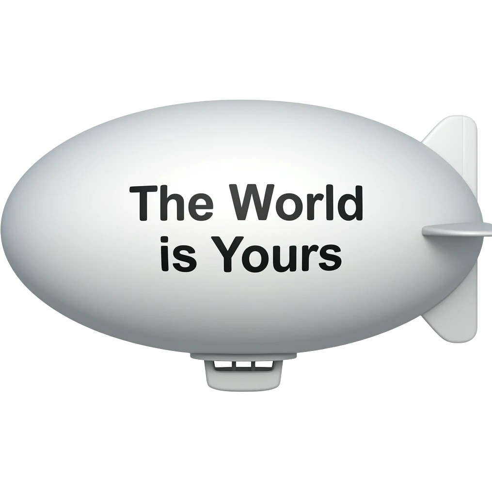 The World is Yours on Blimp emoji