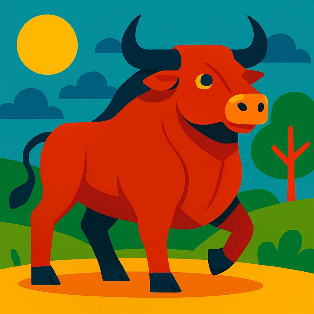 Big bull emoji