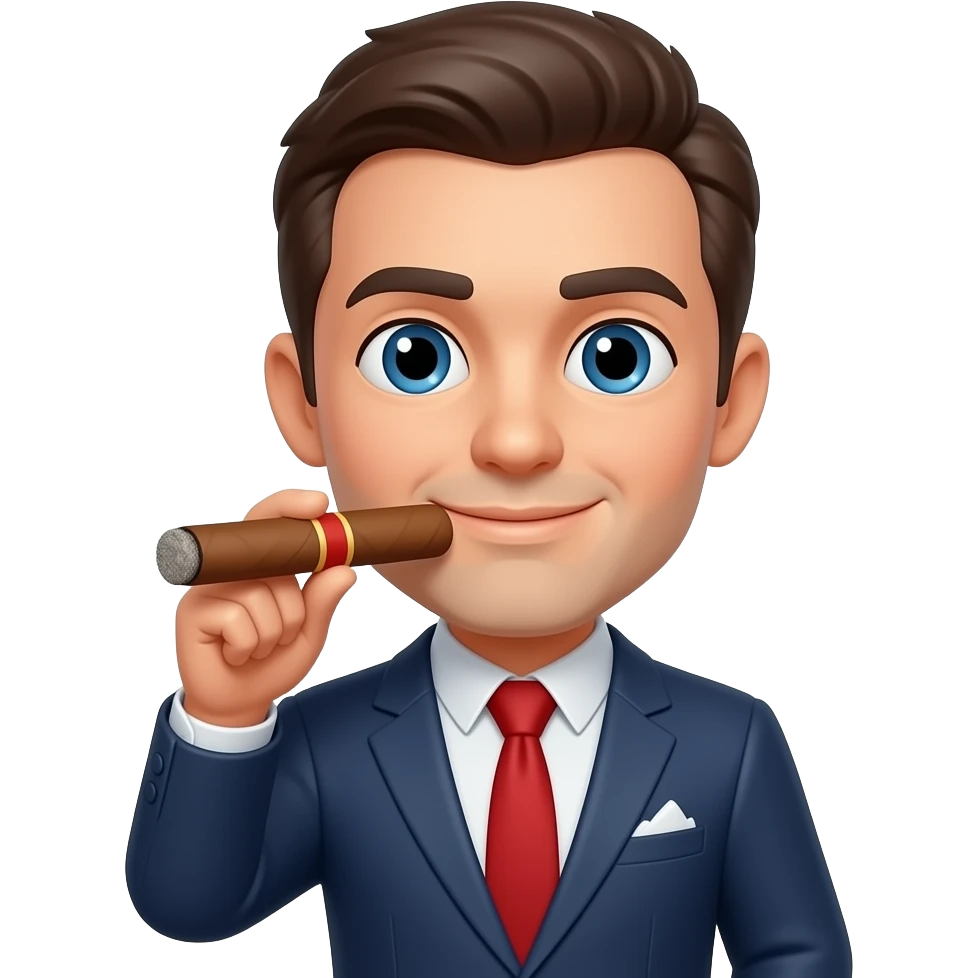 Personalized avatar with a Cigar emoji