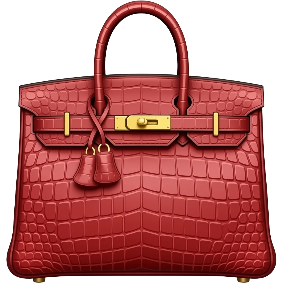 red croc hermes birkin bag emoji