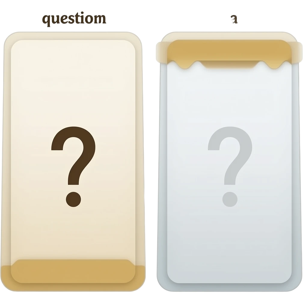 Uma emoji de cartões de estudo (flashcards), tipo fichinhas organizadas com pergunta na frente e resposta atrás.” emoji