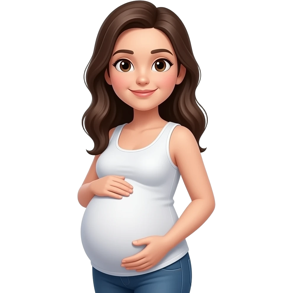 Mujer embarazada emoji