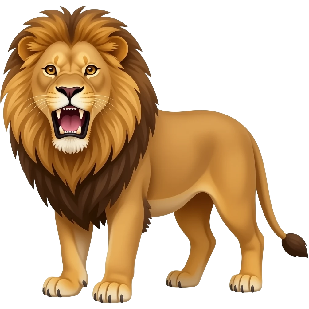 Want a roaring lion emoji