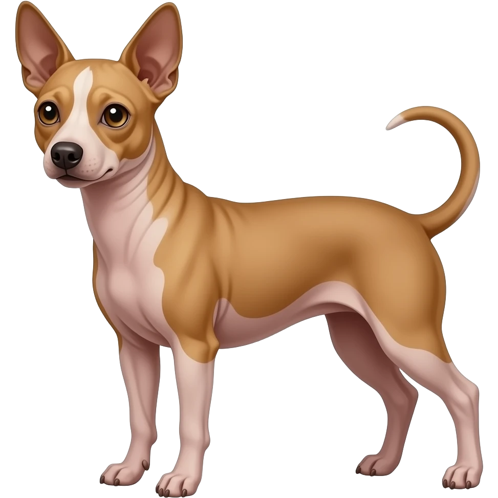Mexican hairless dog emoji