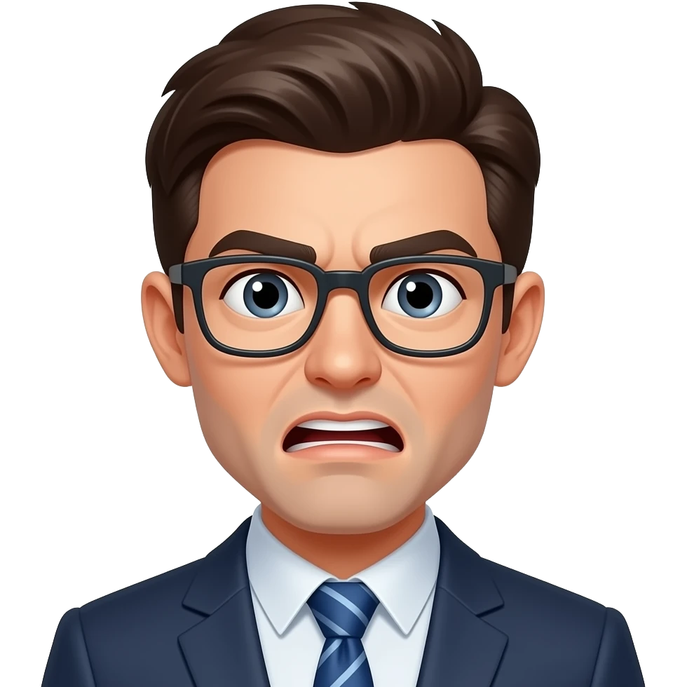 office man young reckless emoji