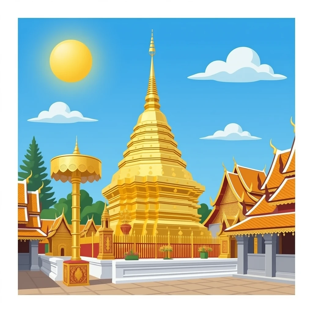 Wat Phra That Doi Suthep emoji