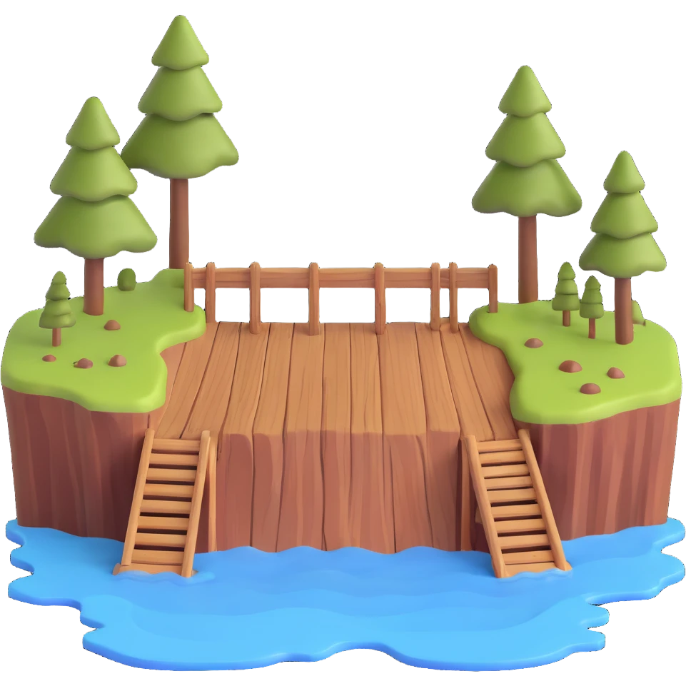 old wood dam emoji
