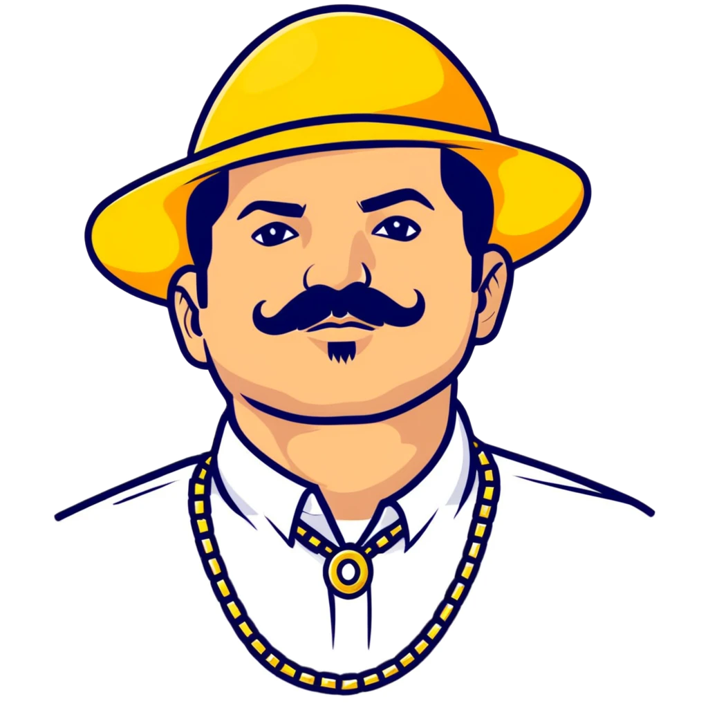El Chapo character with distinctive mustache and flashy jewelry emoji