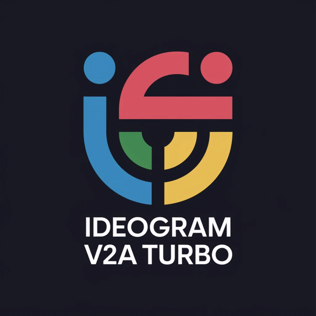make a colorful text of "Ideogram V2a Turbo" emoji