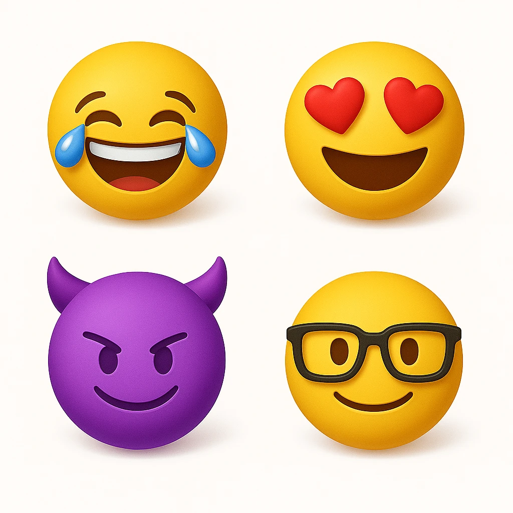 change glasses from transparent to black  emoji