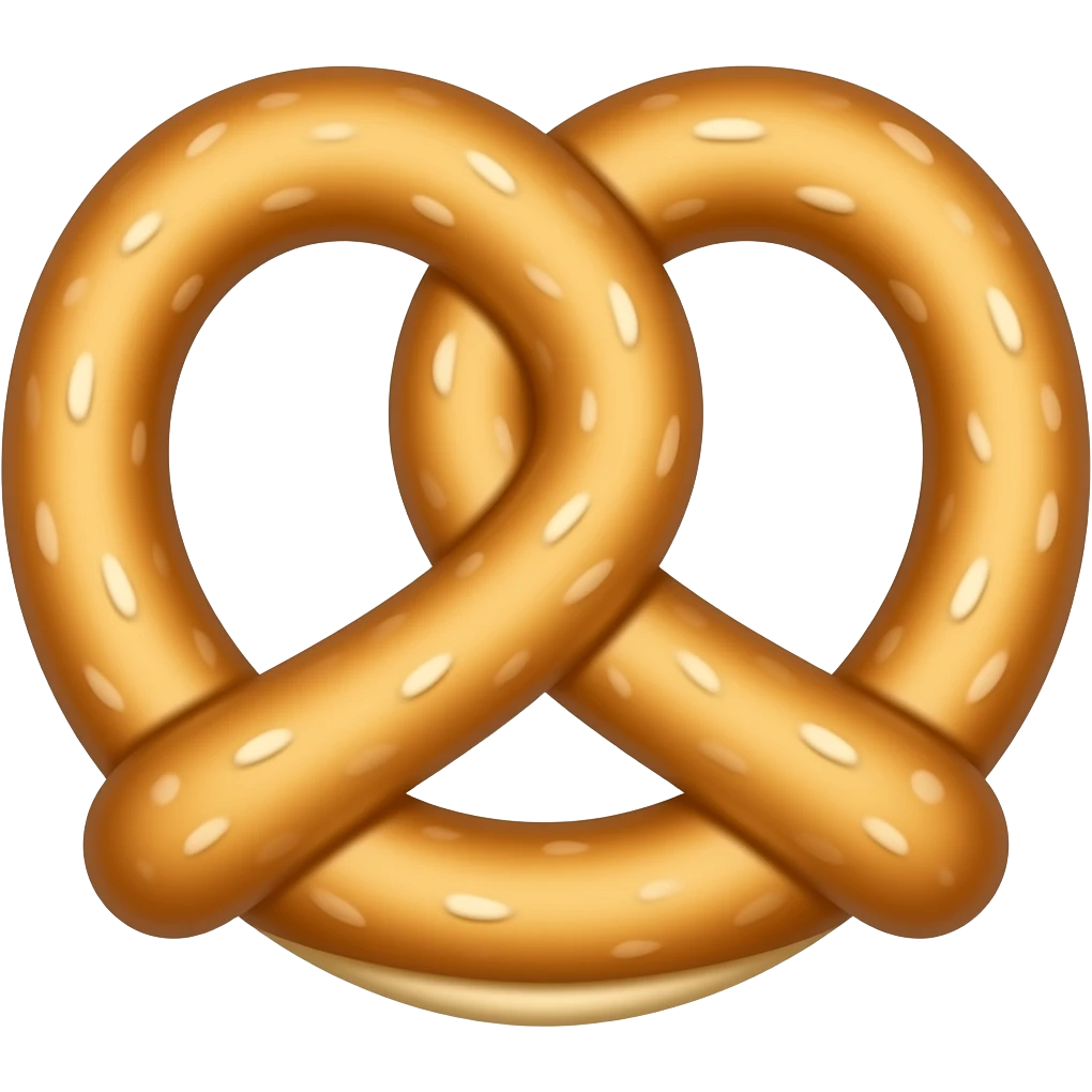 pretzel emoji