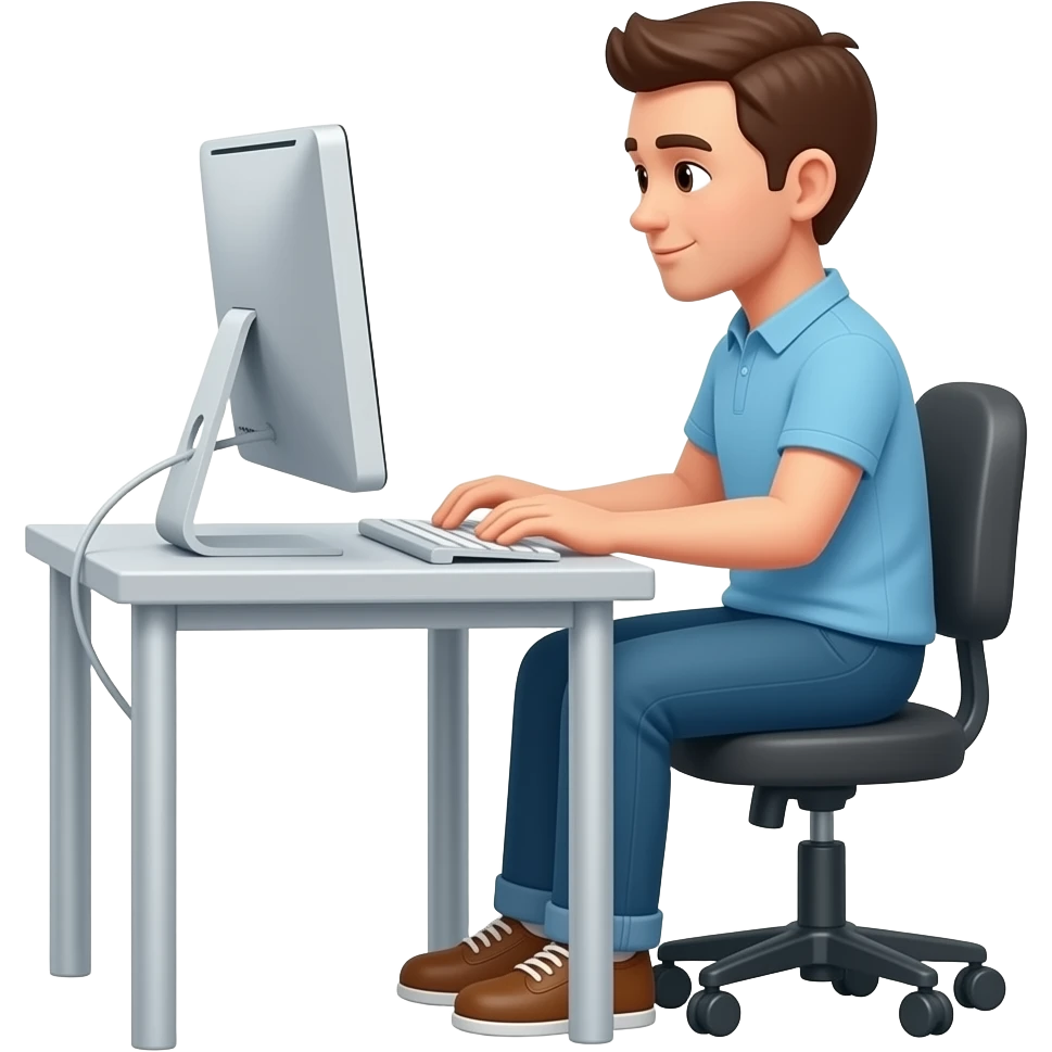 trabajo en pc emoji