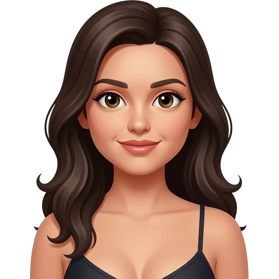 Braless latina emoji