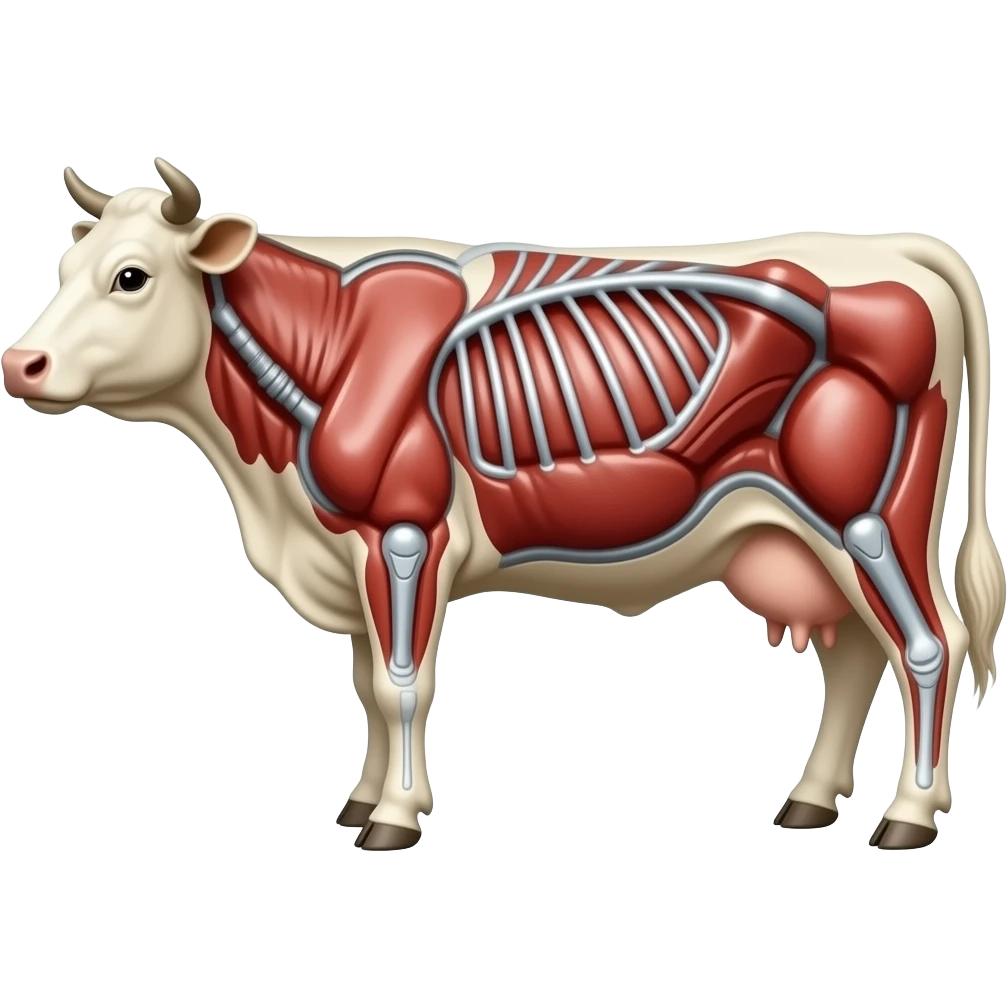Biology of cow emoji