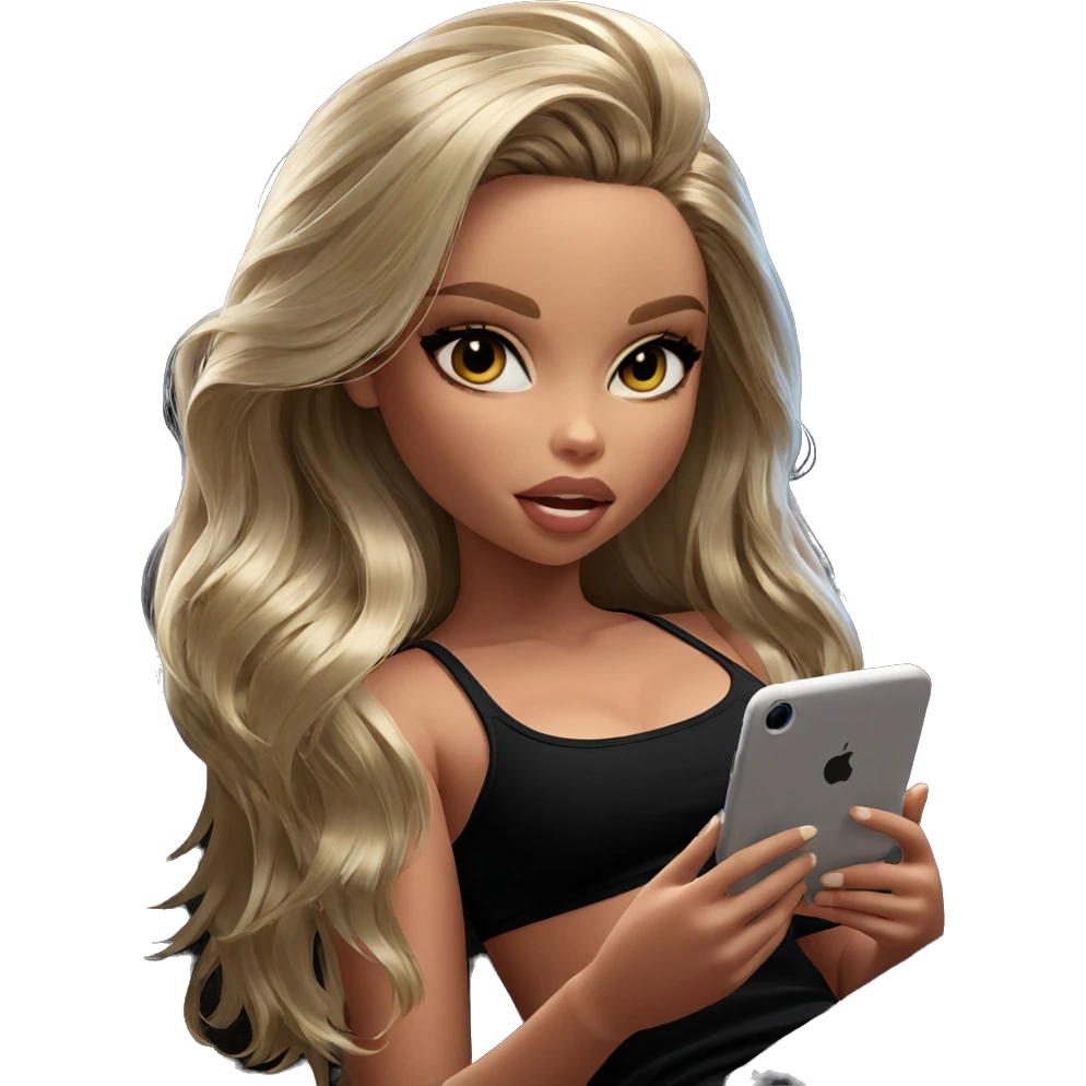 blonde girl on couch emoji