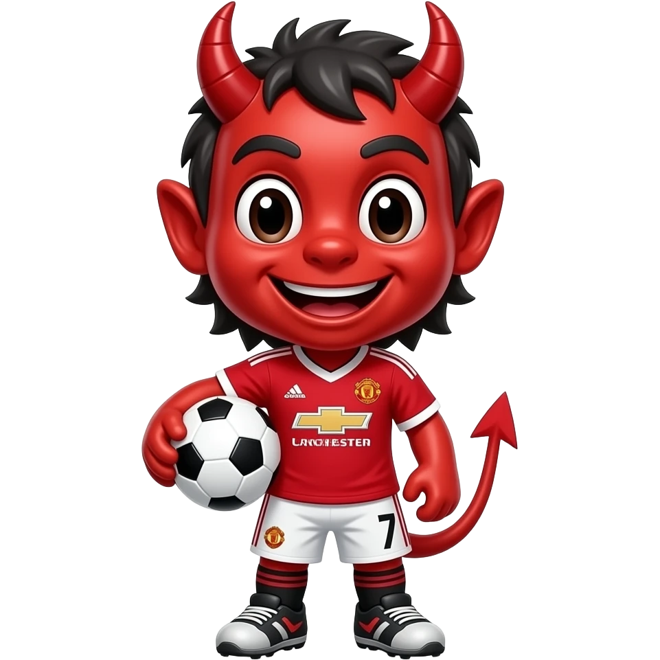 Red devil of Manchester united emoji