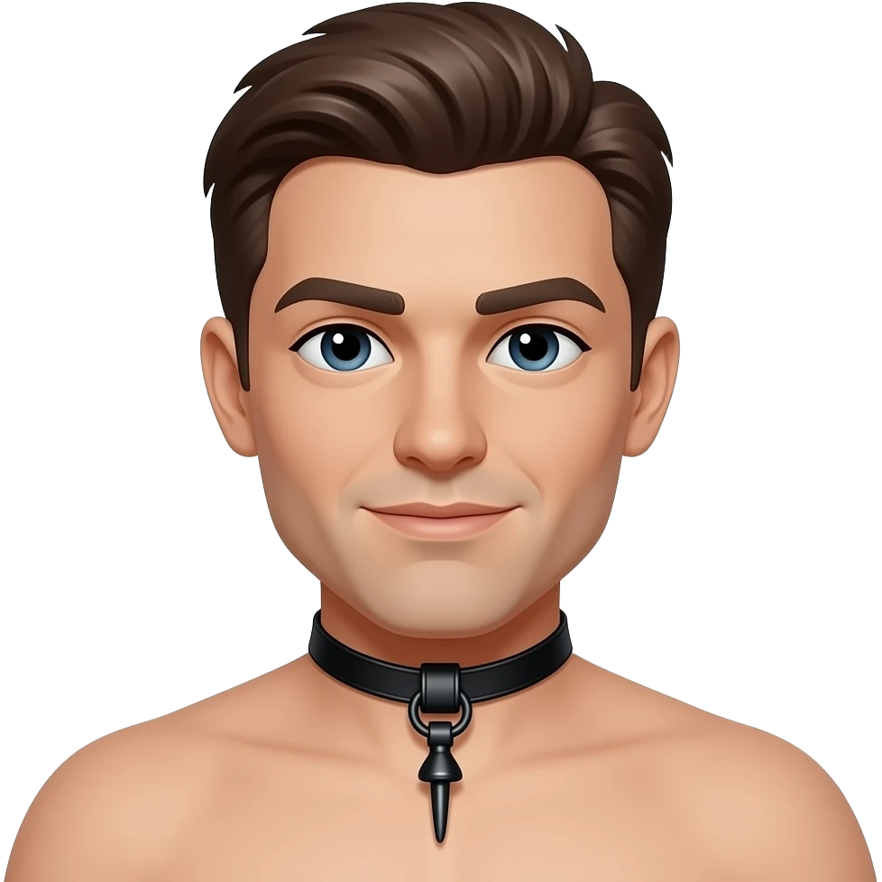 Wearing a strapon emoji