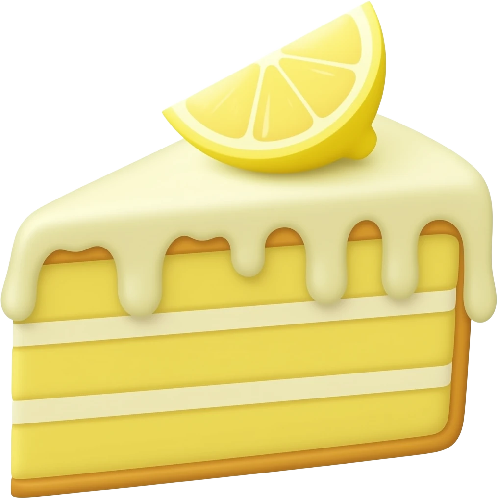 cake au citron emoji
