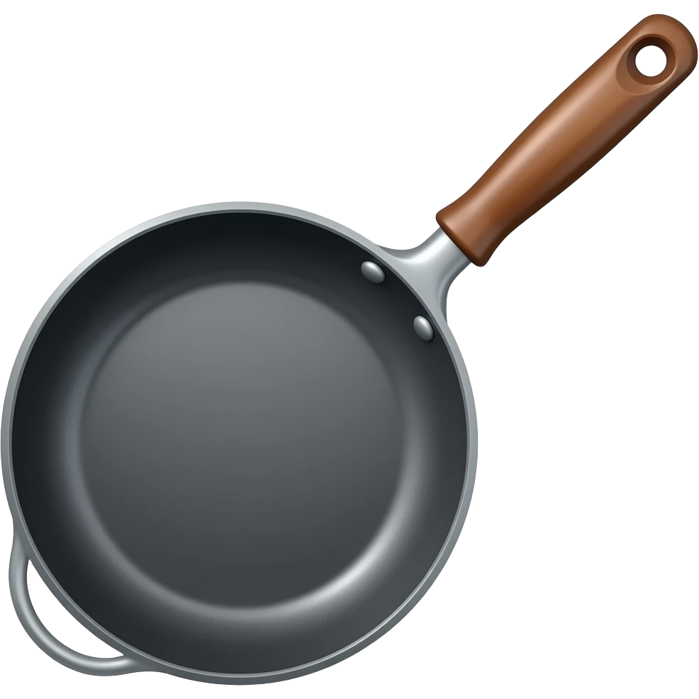 frying pan with different styles emoji