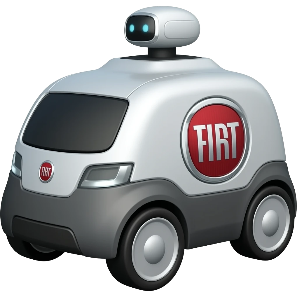 fiat delivery robot emoji