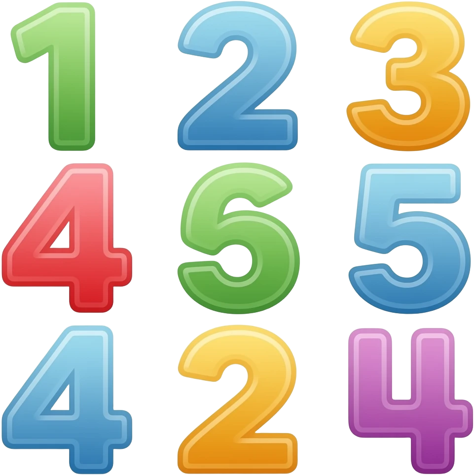 Absolute fictional numbers emoji