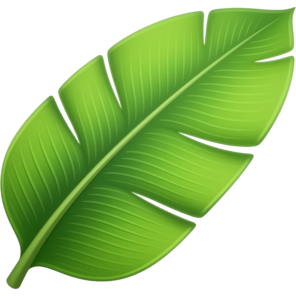 Banana leaf video emoji