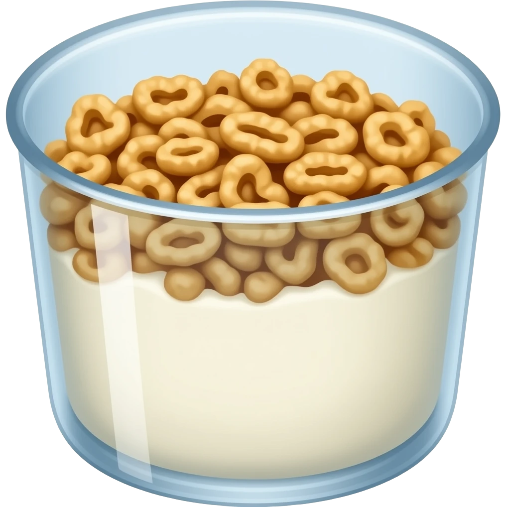 granola yoghurt emoji