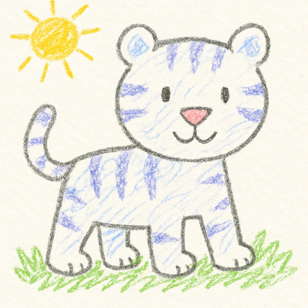 White Tiger emoji